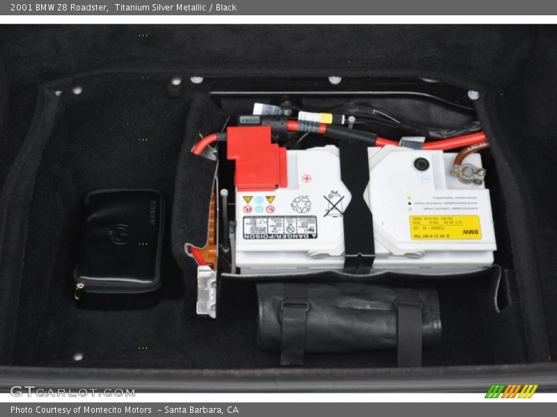 Titanium Silver Metallic / Black 2001 BMW Z8 Roadster