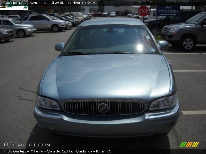 Silver Blue Ice Metallic / Shale 2003 Buick Park Avenue Ultra