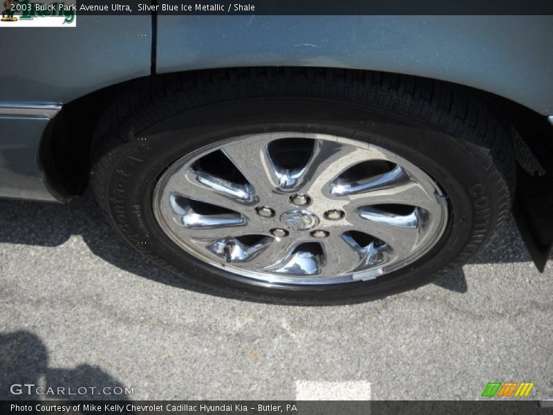 Silver Blue Ice Metallic / Shale 2003 Buick Park Avenue Ultra