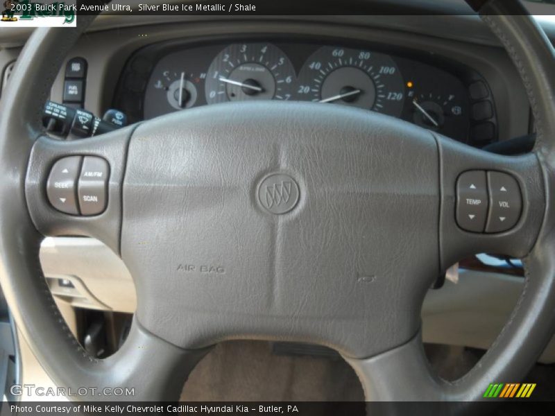 Silver Blue Ice Metallic / Shale 2003 Buick Park Avenue Ultra