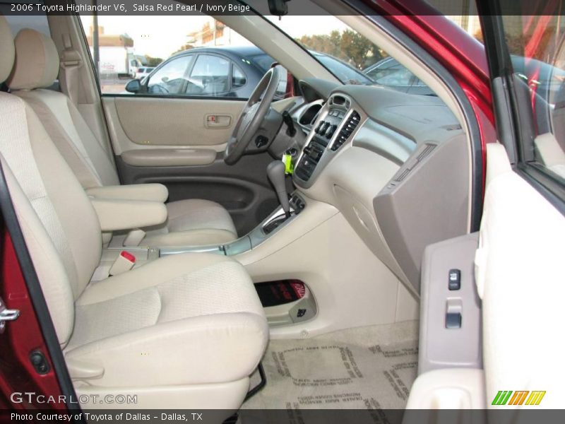 Salsa Red Pearl / Ivory Beige 2006 Toyota Highlander V6