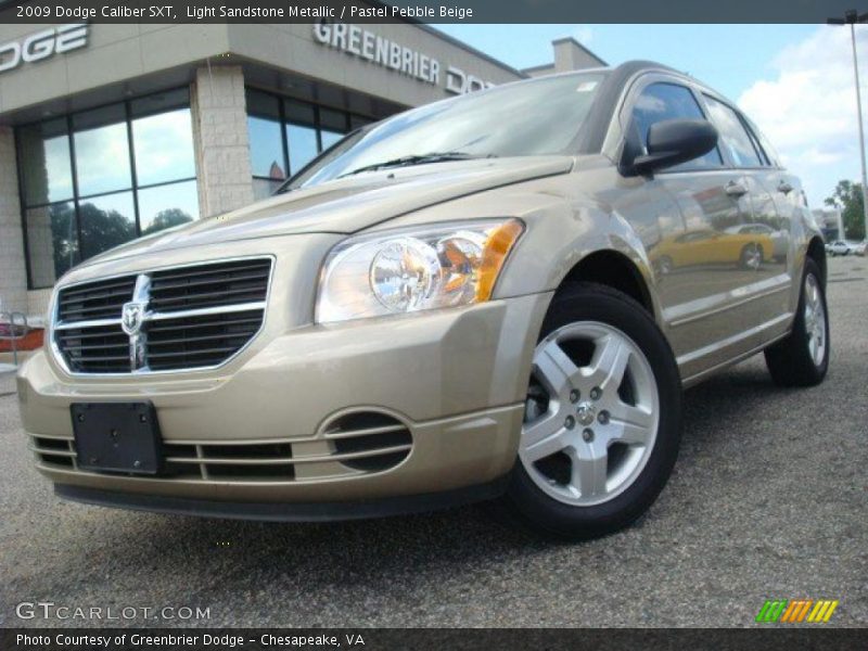 Light Sandstone Metallic / Pastel Pebble Beige 2009 Dodge Caliber SXT