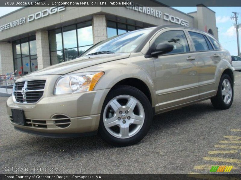 Light Sandstone Metallic / Pastel Pebble Beige 2009 Dodge Caliber SXT