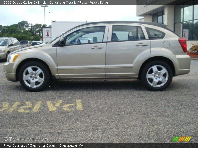 Light Sandstone Metallic / Pastel Pebble Beige 2009 Dodge Caliber SXT