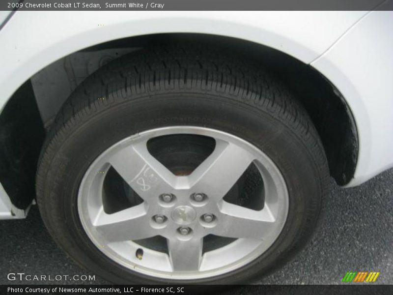Summit White / Gray 2009 Chevrolet Cobalt LT Sedan