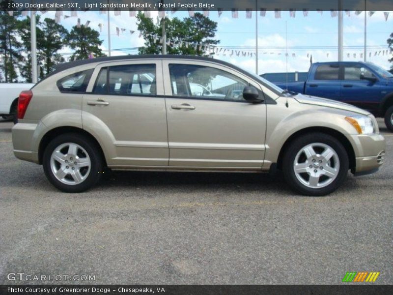 Light Sandstone Metallic / Pastel Pebble Beige 2009 Dodge Caliber SXT
