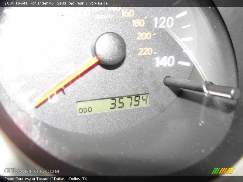 Salsa Red Pearl / Ivory Beige 2006 Toyota Highlander V6