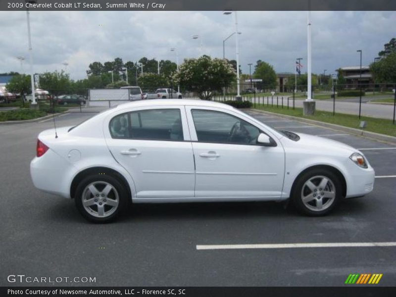 Summit White / Gray 2009 Chevrolet Cobalt LT Sedan