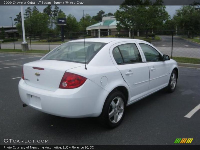 Summit White / Gray 2009 Chevrolet Cobalt LT Sedan