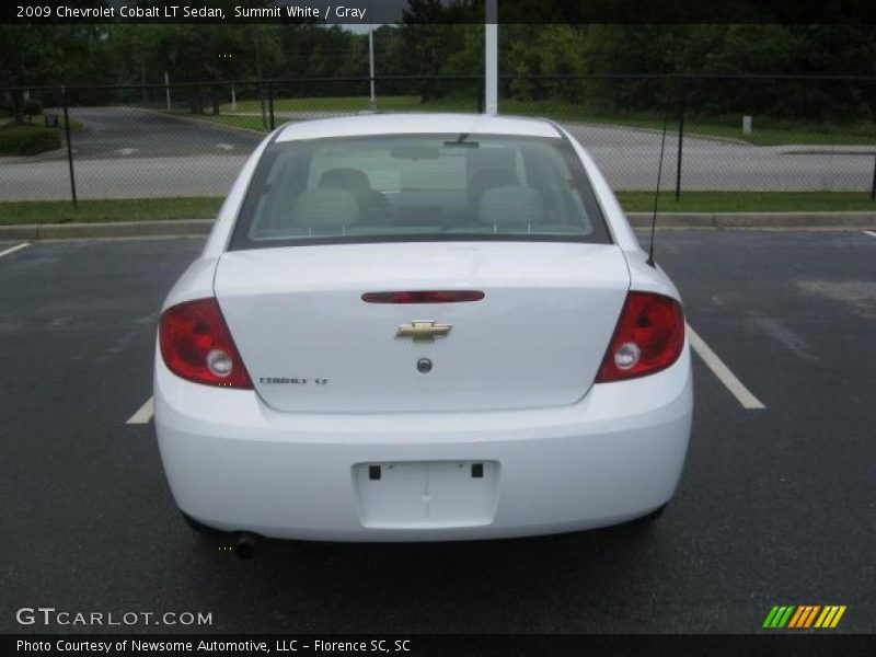Summit White / Gray 2009 Chevrolet Cobalt LT Sedan
