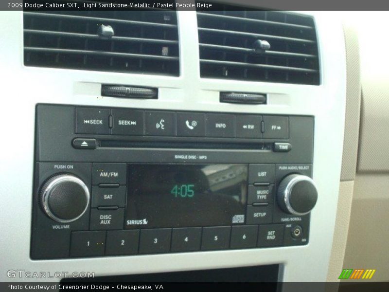 Light Sandstone Metallic / Pastel Pebble Beige 2009 Dodge Caliber SXT
