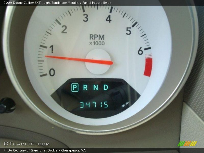 Light Sandstone Metallic / Pastel Pebble Beige 2009 Dodge Caliber SXT