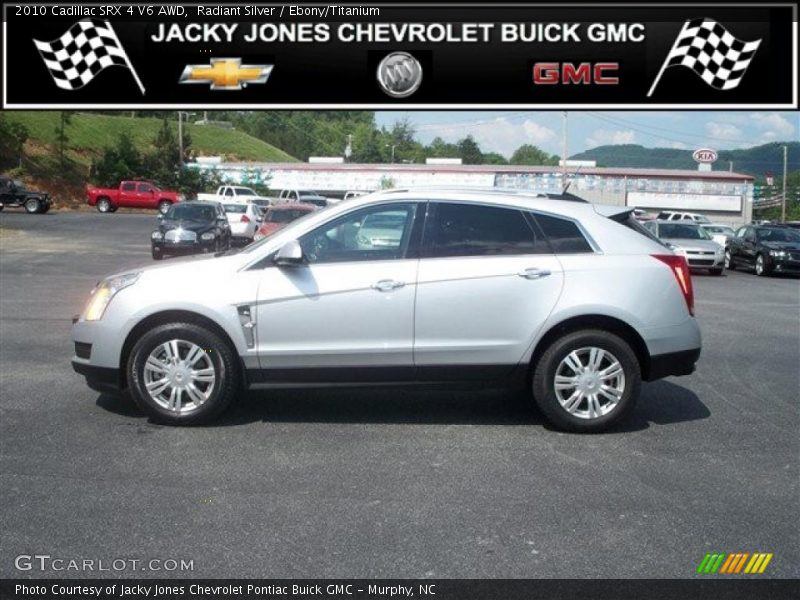 Radiant Silver / Ebony/Titanium 2010 Cadillac SRX 4 V6 AWD
