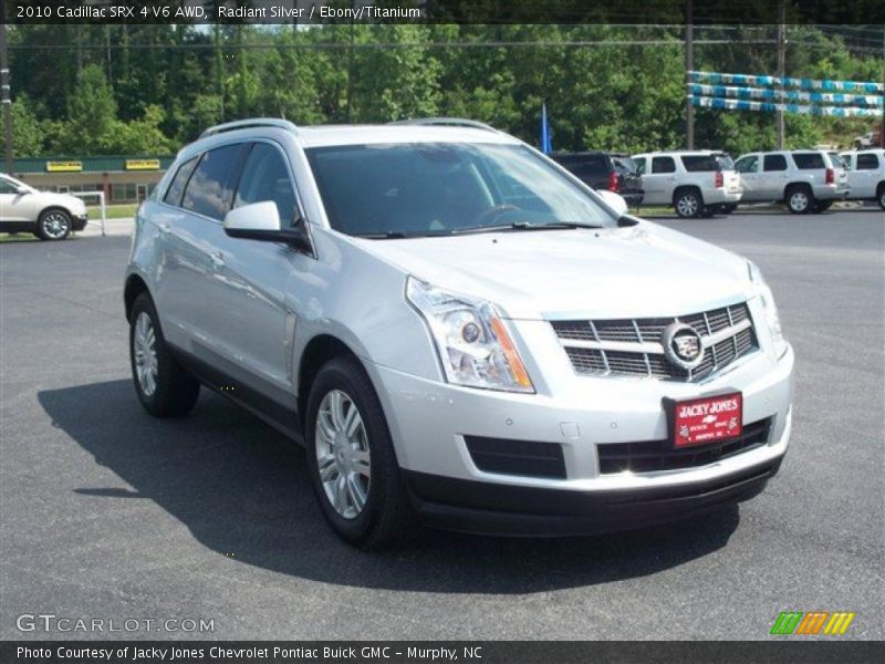Radiant Silver / Ebony/Titanium 2010 Cadillac SRX 4 V6 AWD