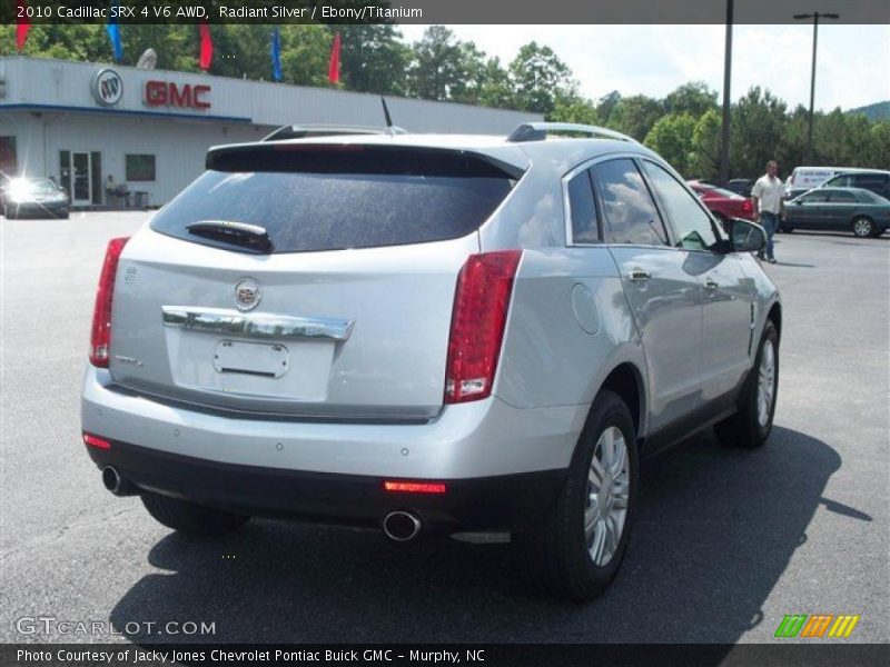 Radiant Silver / Ebony/Titanium 2010 Cadillac SRX 4 V6 AWD