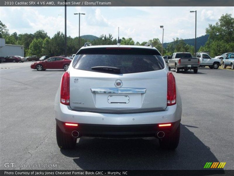 Radiant Silver / Ebony/Titanium 2010 Cadillac SRX 4 V6 AWD