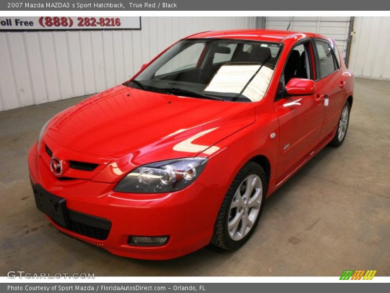 True Red / Black 2007 Mazda MAZDA3 s Sport Hatchback