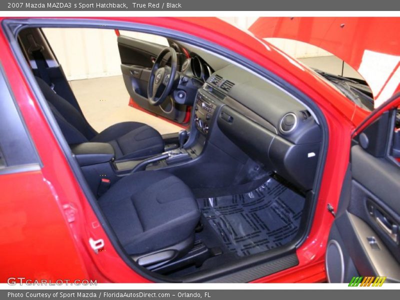 True Red / Black 2007 Mazda MAZDA3 s Sport Hatchback