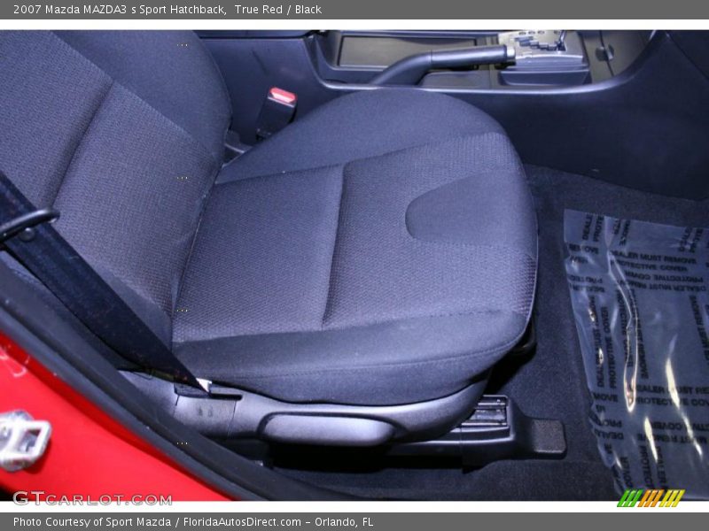 True Red / Black 2007 Mazda MAZDA3 s Sport Hatchback