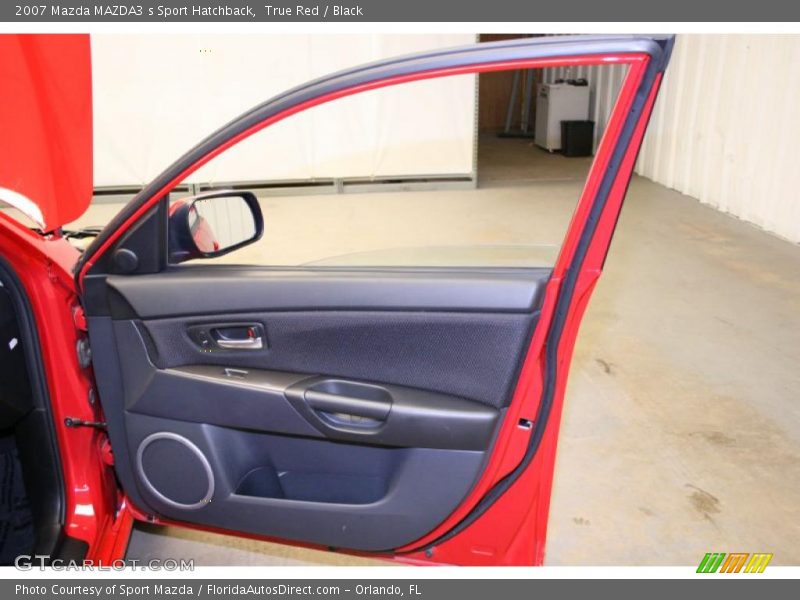 True Red / Black 2007 Mazda MAZDA3 s Sport Hatchback