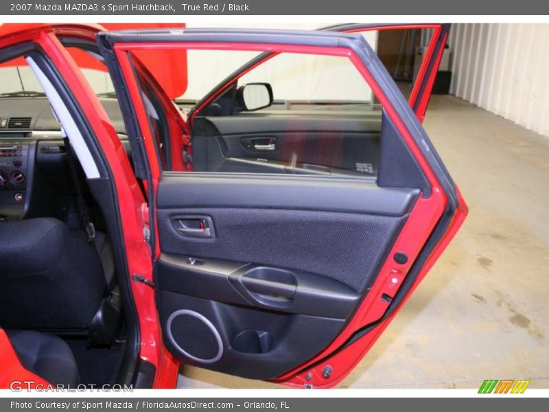 True Red / Black 2007 Mazda MAZDA3 s Sport Hatchback