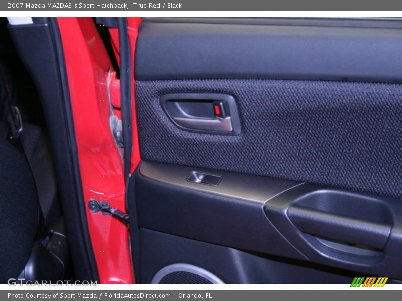 True Red / Black 2007 Mazda MAZDA3 s Sport Hatchback