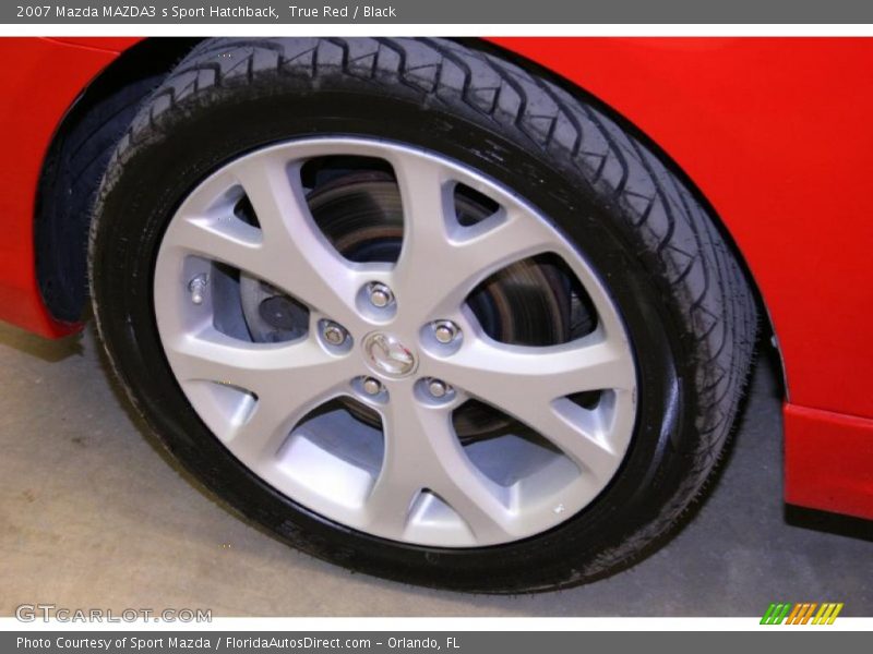 True Red / Black 2007 Mazda MAZDA3 s Sport Hatchback