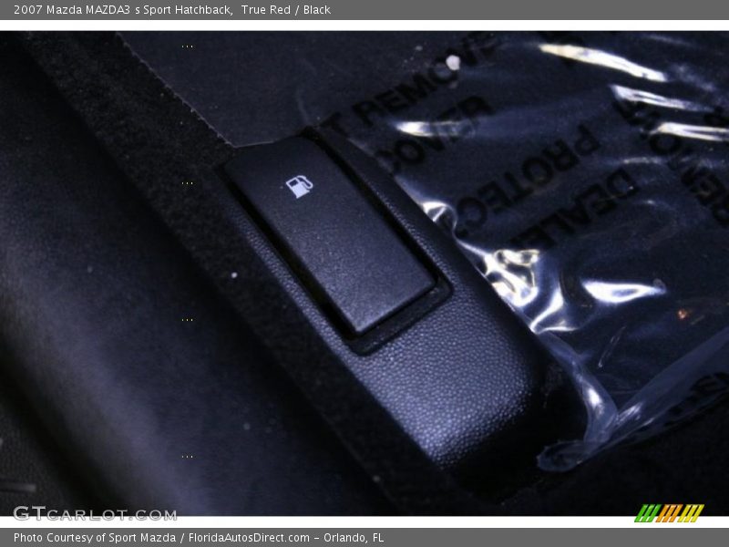 True Red / Black 2007 Mazda MAZDA3 s Sport Hatchback