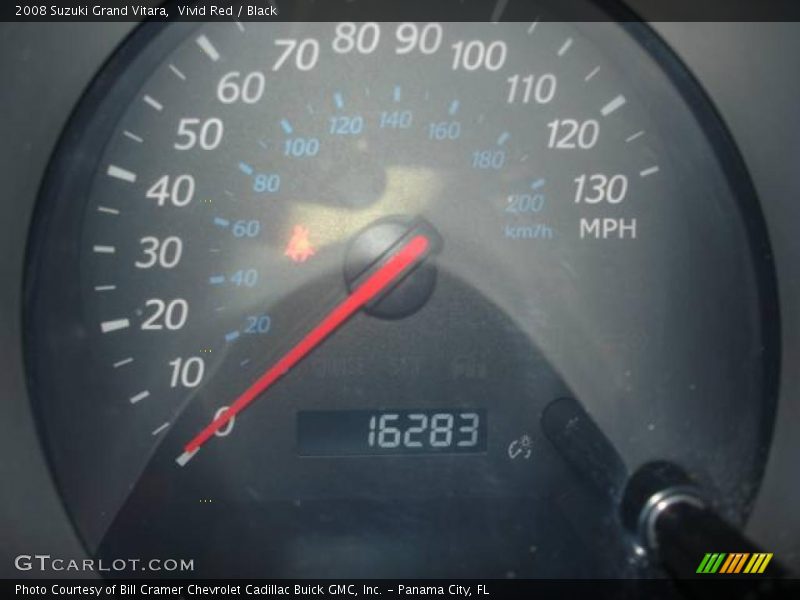 Vivid Red / Black 2008 Suzuki Grand Vitara