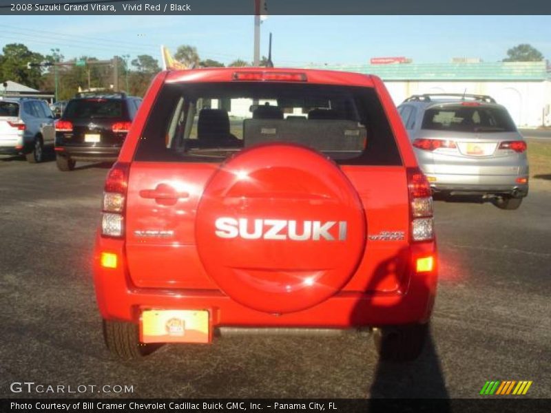 Vivid Red / Black 2008 Suzuki Grand Vitara