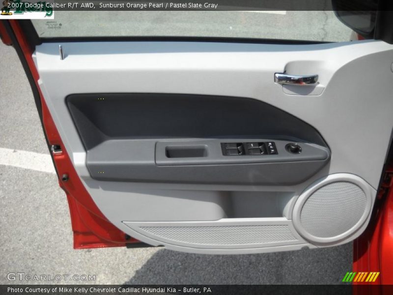Sunburst Orange Pearl / Pastel Slate Gray 2007 Dodge Caliber R/T AWD