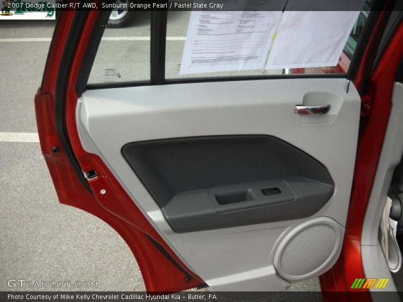 Sunburst Orange Pearl / Pastel Slate Gray 2007 Dodge Caliber R/T AWD