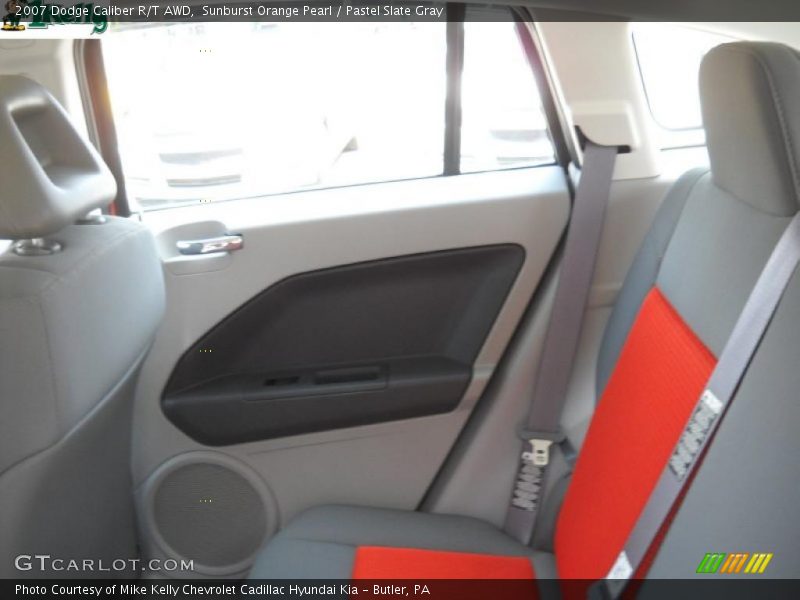 Sunburst Orange Pearl / Pastel Slate Gray 2007 Dodge Caliber R/T AWD