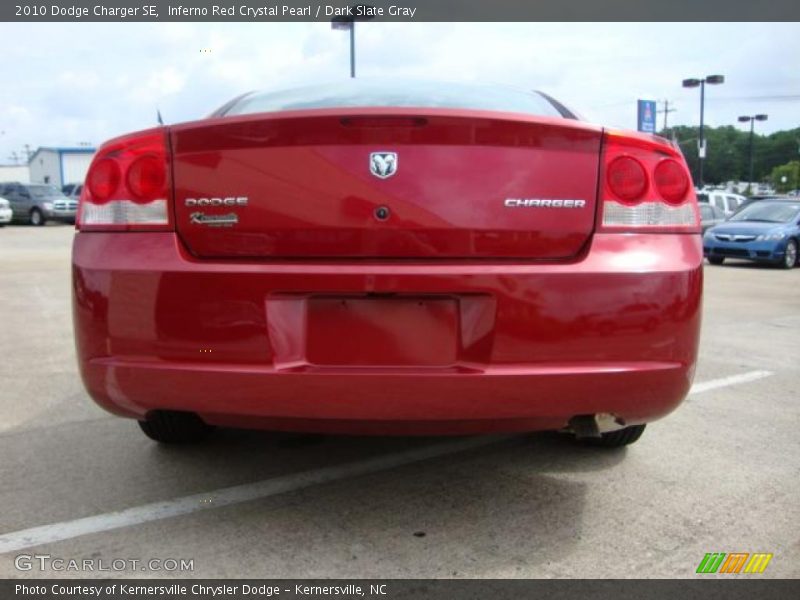 Inferno Red Crystal Pearl / Dark Slate Gray 2010 Dodge Charger SE