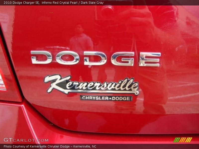 Inferno Red Crystal Pearl / Dark Slate Gray 2010 Dodge Charger SE