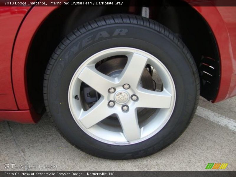 Inferno Red Crystal Pearl / Dark Slate Gray 2010 Dodge Charger SE