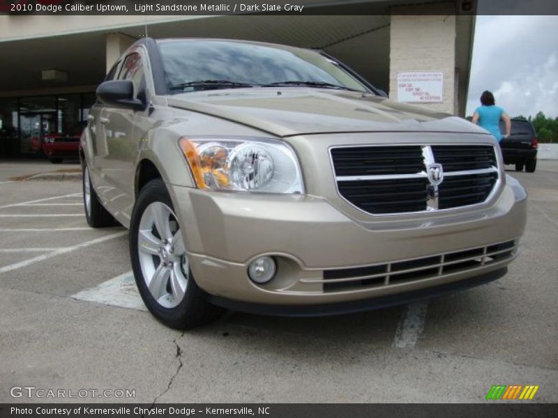 Light Sandstone Metallic / Dark Slate Gray 2010 Dodge Caliber Uptown