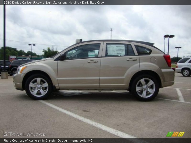 Light Sandstone Metallic / Dark Slate Gray 2010 Dodge Caliber Uptown