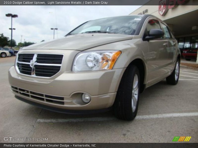 Light Sandstone Metallic / Dark Slate Gray 2010 Dodge Caliber Uptown