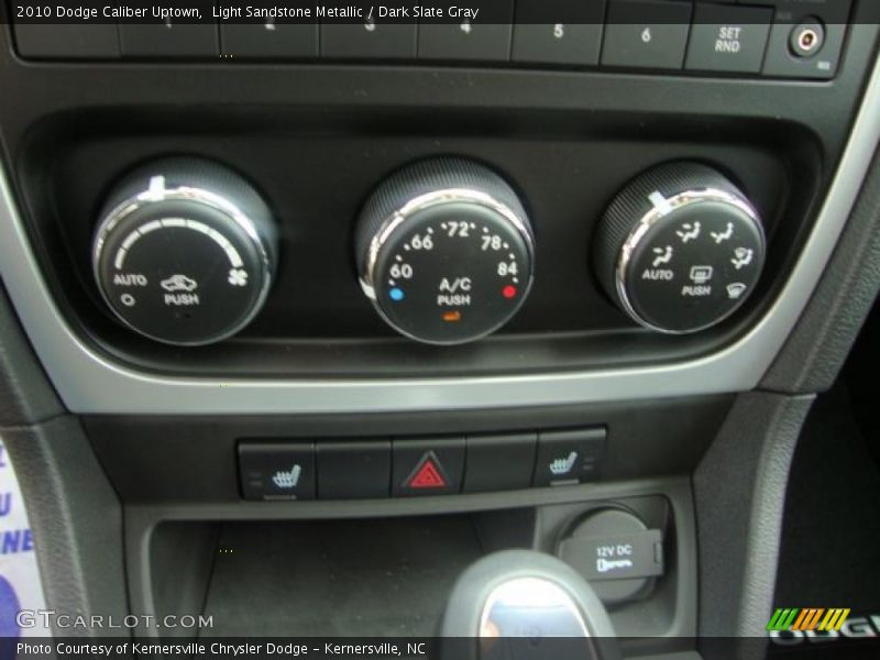 Light Sandstone Metallic / Dark Slate Gray 2010 Dodge Caliber Uptown