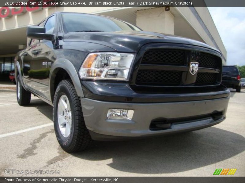 Brilliant Black Crystal Pearl / Dark Slate/Medium Graystone 2010 Dodge Ram 1500 TRX4 Crew Cab 4x4