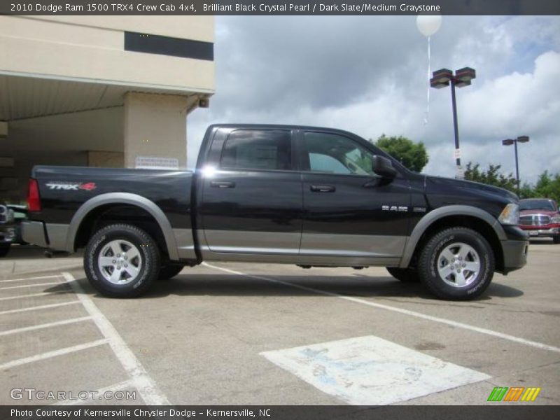 Brilliant Black Crystal Pearl / Dark Slate/Medium Graystone 2010 Dodge Ram 1500 TRX4 Crew Cab 4x4