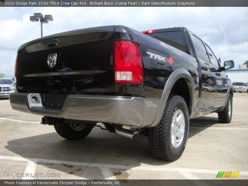 Brilliant Black Crystal Pearl / Dark Slate/Medium Graystone 2010 Dodge Ram 1500 TRX4 Crew Cab 4x4
