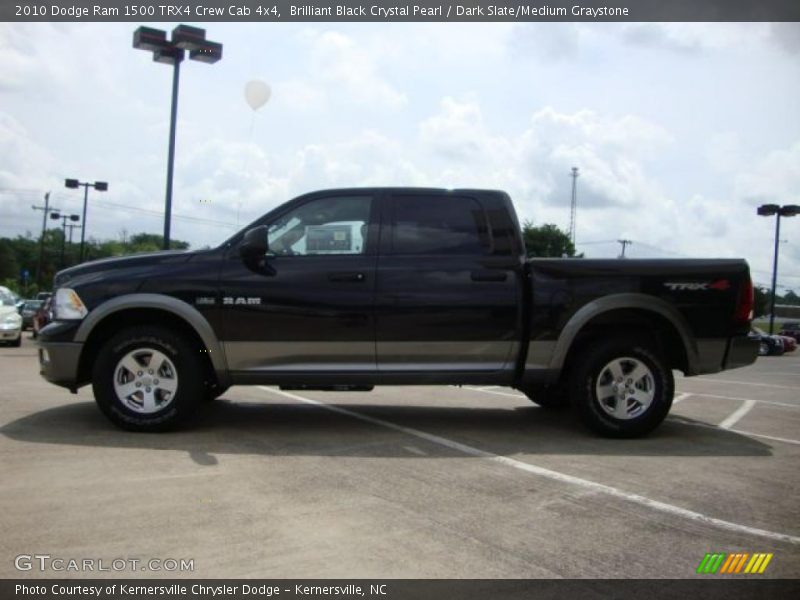 Brilliant Black Crystal Pearl / Dark Slate/Medium Graystone 2010 Dodge Ram 1500 TRX4 Crew Cab 4x4