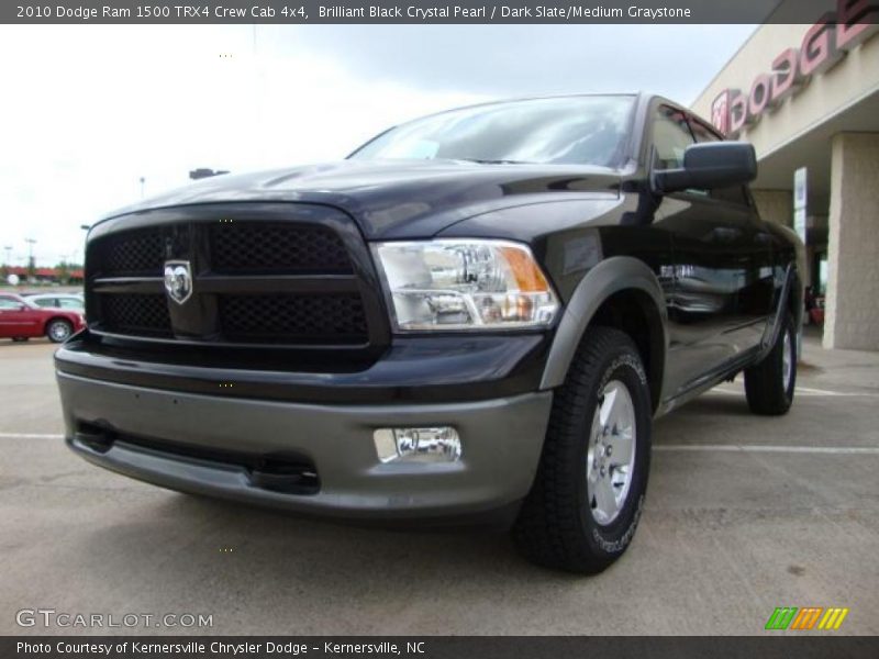 Brilliant Black Crystal Pearl / Dark Slate/Medium Graystone 2010 Dodge Ram 1500 TRX4 Crew Cab 4x4