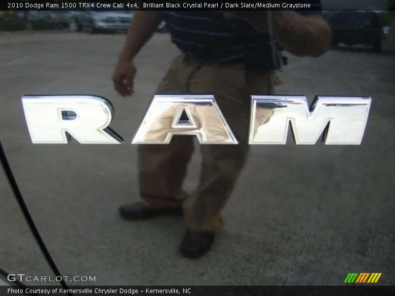 Brilliant Black Crystal Pearl / Dark Slate/Medium Graystone 2010 Dodge Ram 1500 TRX4 Crew Cab 4x4