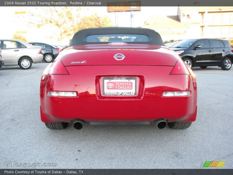 Redline / Charcoal 2004 Nissan 350Z Touring Roadster