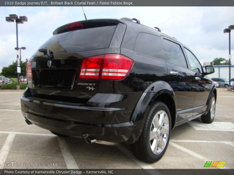 Brilliant Black Crystal Pearl / Pastel Pebble Beige 2010 Dodge Journey R/T