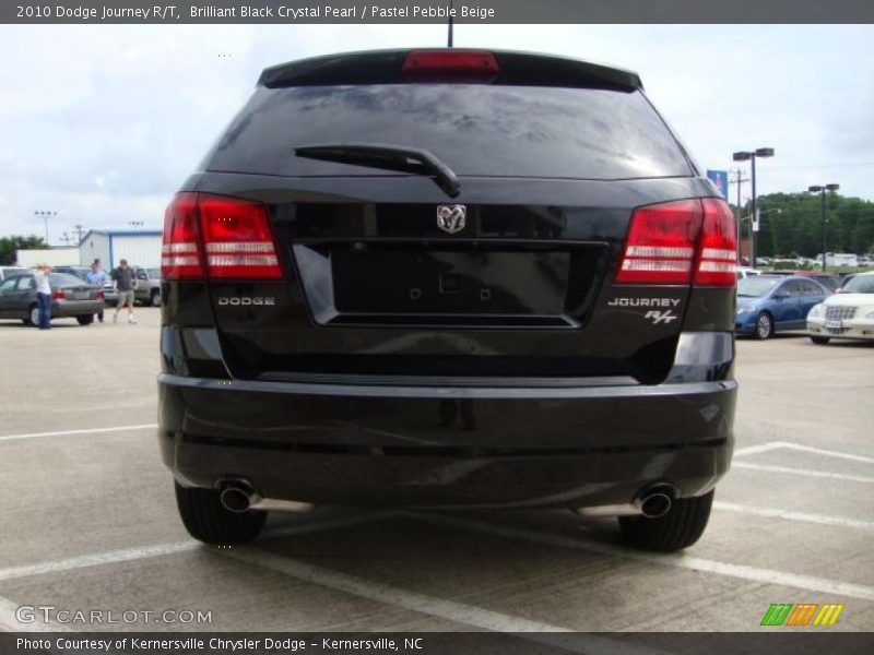 Brilliant Black Crystal Pearl / Pastel Pebble Beige 2010 Dodge Journey R/T