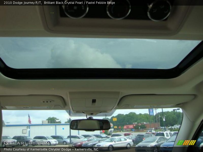 Brilliant Black Crystal Pearl / Pastel Pebble Beige 2010 Dodge Journey R/T
